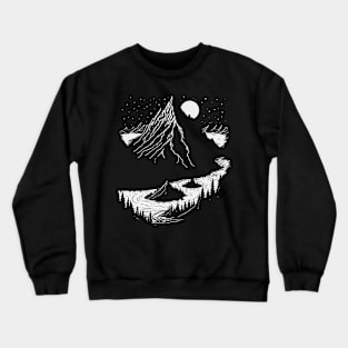 Mountains Rivers Crewneck Sweatshirt